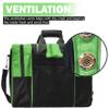 BALIKEN Single Bowling Ball Bag with Padded Ball Holder, The Bowling Bag Fits 1 Bowling Ball & Pair of Men Shoes in Size 13 (Green) view 4
