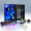 Turnart Darts Metal Tip Set - Steel Tip Darts Darts Set Professional Metal Darts 12 pcs 24 Grams Pro Dart Set with Stylish Case Aluminum Shafts Extra 9 Flights view 4