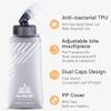 AONIJIE TPU Soft Flask Water Bottle Collapsible Running Flask for Hydration Pack, BPA Free, Wide Opening, for Outdoor Sports Hydration view 4
