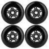 WHEELCOME Inline Skate Wheels Outdoor & Indoor Blade Roller Skate Wheels 85a Roller Hockey Wheels w/Bearings ABEC-9 for Scooter Luggage Repair, 64mm 70mm 72mm 76mm 80mm Dia, 8-Pack (Black, 80mm) view 2