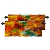 BaoNews Colorful Abstract Paint Kitchen Valances for Windows,Multicolor Modern Artist Blackout Valances Curtains Multilayer Polyester Drapes for Kitchen Bedroom 2 Pack 52X16 Inches view 1