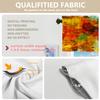 BaoNews Colorful Abstract Paint Kitchen Valances for Windows,Multicolor Modern Artist Blackout Valances Curtains Multilayer Polyester Drapes for Kitchen Bedroom 2 Pack 52X16 Inches view 3