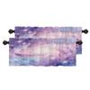 BaoNews Pink Purple Abstract Galaxy Kitchen Valances for Windows,Tie Dye Starry Sky Hotpink Art Blackout Valances Curtains Multilayer Polyester Drapes for Kitchen Bedroom 2 Pack 52X16 Inches view 1