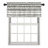 BaoNews Tile Stripe Kitchen Valances for Windows,Abstract Vintage Noisy Textured Geometric Blackout Valances Curtains Multilayer Polyester Drapes for Kitchen Bedroom 1 Pack 52X18 Inches view 1
