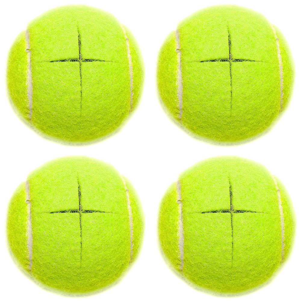 URBEST Walker Tennis Balls 4pcs Precut Heavy Duty Tennis Balls for Walkers