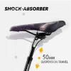 BONMIXC Suspension Seatpost 27.2 400mm Layback, 300lb Support for Larger & Tall Riders, Reduce Wind Drag, Anti-Slip Shock Absorbing Alloy Bike Seat Post, Adjustable Two-Way-Bolt Clamp view 3