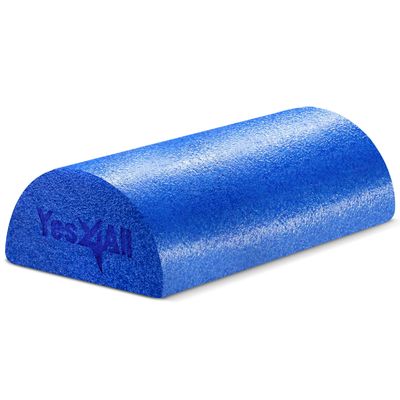 Yes4All Medium Firm Half Foam Rollers for Post-Workout Relaxation, 12/18/24/36 inch PE Foam Roll for Back Massage & Yoga Exercise