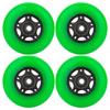 WHEELCOME Inline Skate Wheels Outdoor & Indoor Blade Roller Skate Wheel 85a Roller Hockey Wheels w/Bearings ABEC-9 for Scooter Luggage Repair, 64mm 70mm 72mm 76mm 80mm Dia, 8-Pack (Green, 76mm) view 2