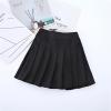 Aislor Girl's Pleated Skirt School Uniform A-line Mini Skirts Skater Scooters Tennis Skirts Skorts with Safety Shorts Black 10-11 Years view 2