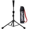 FDLS Baseball Batting tee for Adults and Youth Teens, Portable Tripod Stand Base Tee Easy Adjustable Height 27 to 46 inches for Hitting Training Practice, with Carrying Bag view 1