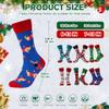 BIRCEN Mens Funny Socks Christmas Socks for Men Women Colorful Fun Novelty Crew Patterned Socks 6 Pairs US 7-13 view 4