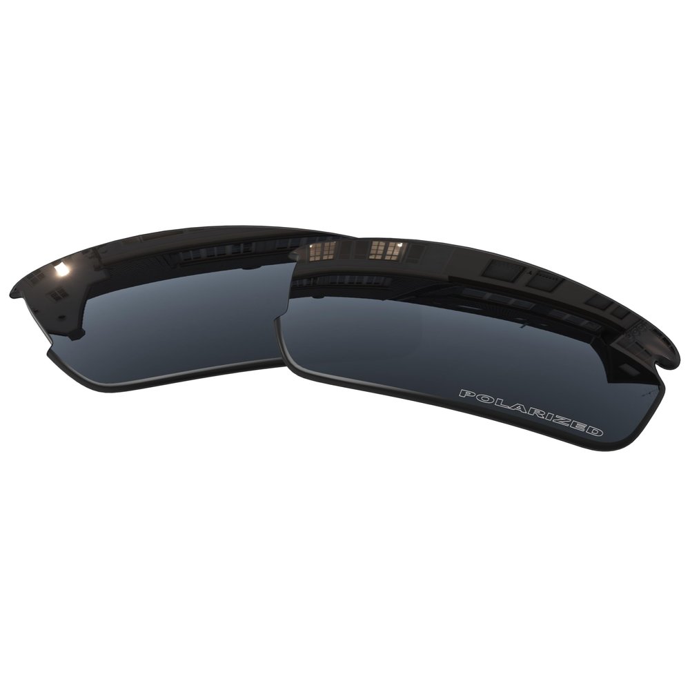 OOWLIT Replacement Lenses Compatible with Oakley Flak 2.0 OO9295 59mm Sunglass Dark Chrome Elite Polarized