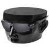 OOWLIT Replacement Lenses Compatible with Oakley Flak 2.0 OO9295 59mm Sunglass Dark Chrome Elite Polarized view 3