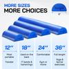 Yes4All Medium Firm Half Foam Rollers for Post-Workout Relaxation, 12/18/24/36 inch PE Foam Roll for Back Massage & Yoga Exercise view 3