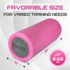 Yes4All Medium Firm PE Foam Rollers for Yoga & Pilates, Available in 12, 18, 24, 36 inch, Two-Layer PE Yoga Roller for Massage view 2