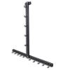 Gym Fitness LAT Pull Down Bar Storage Rack for Mag Grip - Heavy Duty A-Frame Stand for Pulldown Attachments (T-ZHIJIA) view 1