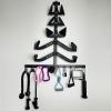 Gym Fitness LAT Pull Down Bar Storage Rack for Mag Grip - Heavy Duty A-Frame Stand for Pulldown Attachments (T-ZHIJIA) view 3