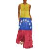 Flag of Venezuela Ankle Long Maxi Dress for Women Sleeveless Summer with Pockets view 1