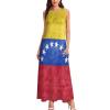 Flag of Venezuela Ankle Long Maxi Dress for Women Sleeveless Summer with Pockets view 2