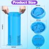 Vomit Bags,50 Pack Emesis Bags Disposable Barf Bags,1000ml Leak Resistant Puke Bags,Portable Throw Up Bags Nausea Bags for Travel Motion Sickness Taxi Aircraft Car Sickness Bag,Pregnancy,Kids,5 Colors view 2