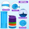 Vomit Bags,50 Pack Emesis Bags Disposable Barf Bags,1000ml Leak Resistant Puke Bags,Portable Throw Up Bags Nausea Bags for Travel Motion Sickness Taxi Aircraft Car Sickness Bag,Pregnancy,Kids,5 Colors view 3