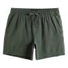 maamgic Men's 5 inch Inseam Shorts Pull-On Relaxed Fit Comfort Stretch Short Shorts with Pocket Washed Green X-Large view 1