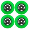 WHEELCOME Inline Skate Wheels Outdoor & Indoor Blade Roller Skate Wheels 85a Roller Hockey Wheels w/Bearings ABEC-9 for Scooter Luggage Repair, 64mm 70mm 72mm 76mm 80mm Dia, 8-Pack (Green, 72mm) view 2