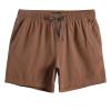 maamgic Men's 5 inch Inseam Shorts Pull-On Relaxed Fit Comfort Stretch Short Shorts with Pocket Washed Brown Small view 1