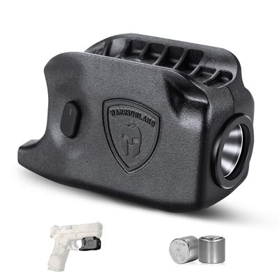 WARRIORLAND Mini Gun Light Compatible with Glock 42/43/43X/48, 150 Lumens Tactical LED Light