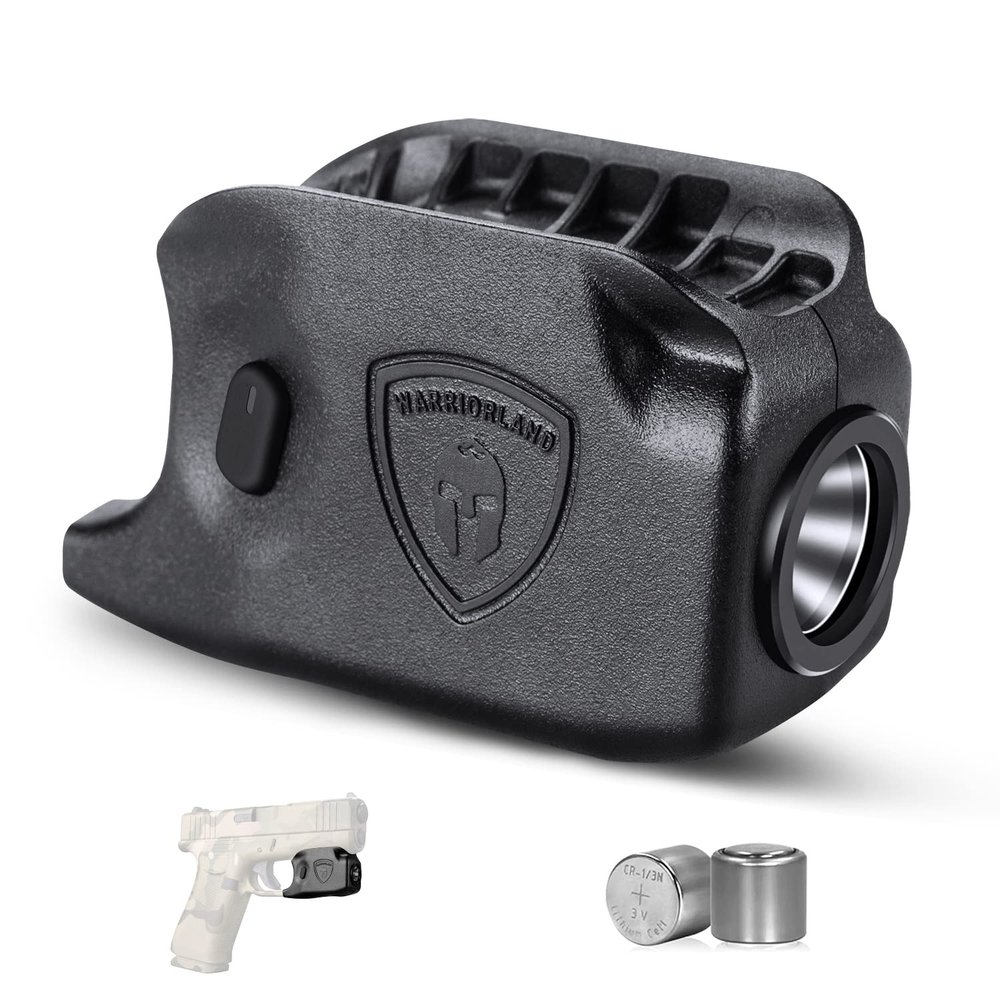 WARRIORLAND Mini Gun Light Compatible with Glock 42/43/43X/48, 150 Lumens Tactical LED Light