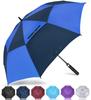ZOMAKE Golf Umbrella Windproof, Extra Large Oversized Heavy Duty Double Canopy for Rain, Sports Games & Push Cart(68inch,Dark Blue,Navy Blue) view 1