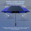ZOMAKE Golf Umbrella Windproof, Extra Large Oversized Heavy Duty Double Canopy for Rain, Sports Games & Push Cart(68inch,Dark Blue,Navy Blue) view 3