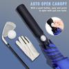 ZOMAKE Golf Umbrella Windproof, Extra Large Oversized Heavy Duty Double Canopy for Rain, Sports Games & Push Cart(68inch,Dark Blue,Navy Blue) view 4