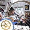 Bike Derailleurs 1.65x1.65x0.2 in 11T Aluminum Sealed Bearing Rear Derailleur Pulley Bike Guide Roller Pulley Ceramic Bearings Accessories for Most of Rear Derailleur on The Market (Gold) view 4
