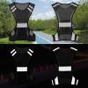 TCCFCCT Reflective Safety Running Vest for Men Women Running Gear for Walking at Night, 3 Pack Mesh Black, One Size view 2