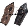 Medieval Mercenary Leather Bracers Knights Leather Arm Guard Bracers Armor Costume Halloween Costume view 2