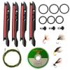 Aventik Tenkara Line Keeper/Winder, 4Pcs Portable Durable Bobbin Winder Clip on Tenkara Rod Fishing Tackle (Tenkara kit) view 1