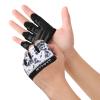 RYMNT Minimal Workout Gloves,Short Micro Weight Lifting Gloves Grip Pads with Full Palm Protection & Extra Grip for Men Women Weightlifting,Gym,Cross Training,Powerlifting,WODs.Tie Dye White.Medium view 2