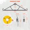 GearOZ Deer Hanger, Elk Hoist Pulley Lift System with Gambrel, Hunting Game Hanging Kit for Deer Carcass/Butcher/Skinning, Max to 700 LBS, Wild Hunting Gifts for Men, Deer Hunting Accessories view 3