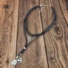 COLORFUL BLING Boho Black Brown Suede Choker Necklace Long Layered Feather Necklaces Birthday Gifts Summer Vacation Jewelry for Women Teen-B view 2