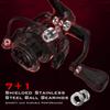 KastKing Royale Legend Fishing Reel - 5.2:1/6.2:1 Gear Ratio Spinning Reel, Up to 22 Lbs of Carbon Drag, 5+1/7+1 Stainless Steel Ball Bearings, Graphite Frame, Asymmetric Spinning Reel Rotor Design view 3