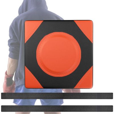 DYK&NX Boxing Punch Target Training Pad, Target Wall Fighting Pad Training Bag, Portable Punch Target for MMA Muay Thai Kickboxing Martial Arts Training (Color : Orange)