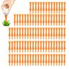 100Pcs Plastic Golf Tees, Reusable Bulk Professional Height Control Castle Tee Golf Tees Step Down Unbreakable Plastic Castle Golf Tee, 70mm