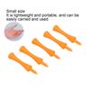 100Pcs Plastic Golf Tees, Reusable Bulk Professional Height Control Castle Tee Golf Tees Step Down Unbreakable Plastic Castle Golf Tee, 70mm view 2