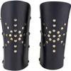 Medieval Sunburst Arm Bracers Knights Leather Battle Arm Guard Bracers Armor Costume Halloween Costume view 1