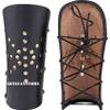 Medieval Sunburst Arm Bracers Knights Leather Battle Arm Guard Bracers Armor Costume Halloween Costume view 2