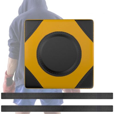 DYK&NX Boxing Punch Target Training Pad, Target Wall Fighting Pad Training Bag, Portable Punch Target for MMA Muay Thai Kickboxing Martial Arts Training (Color : Yellow)
