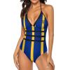 Adugen Origei Bikini Barbados Flag Barbados Flag Bathing Suit Women's Swimwear One-Piece Swimsuit Tummy Control Swimsuits XL view 2