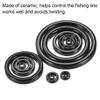 PATIKIL 1-28.5mm Fishing Rod Repair Kit, 14 Pack Ceramic Guide Ring for Saltwater Freshwater Fishing view 4