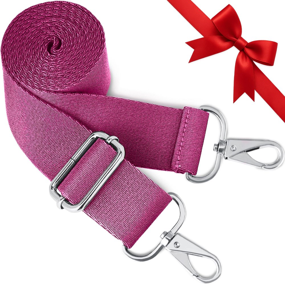 BOACAY Wide Purse Strap Replacement for Crossbody, Messenger, Duffle, Shoulder Bag, Handbag - Universal, Adjustable, Comfortable - 100% Strong Nylon